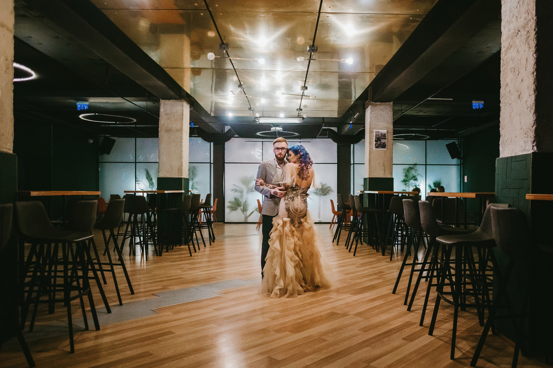 Wedding experiment: photographers on camera