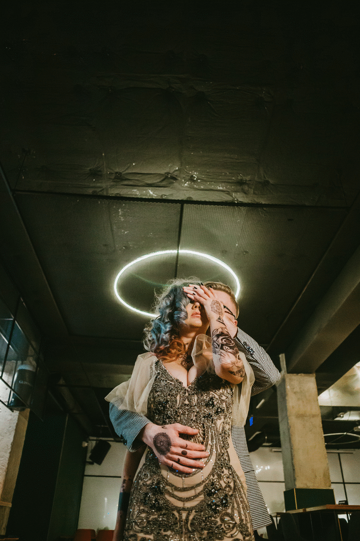 Wedding experiment: photographers on camera