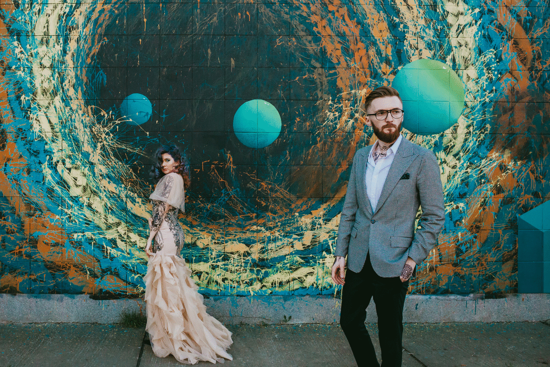Wedding experiment: photographers on camera
